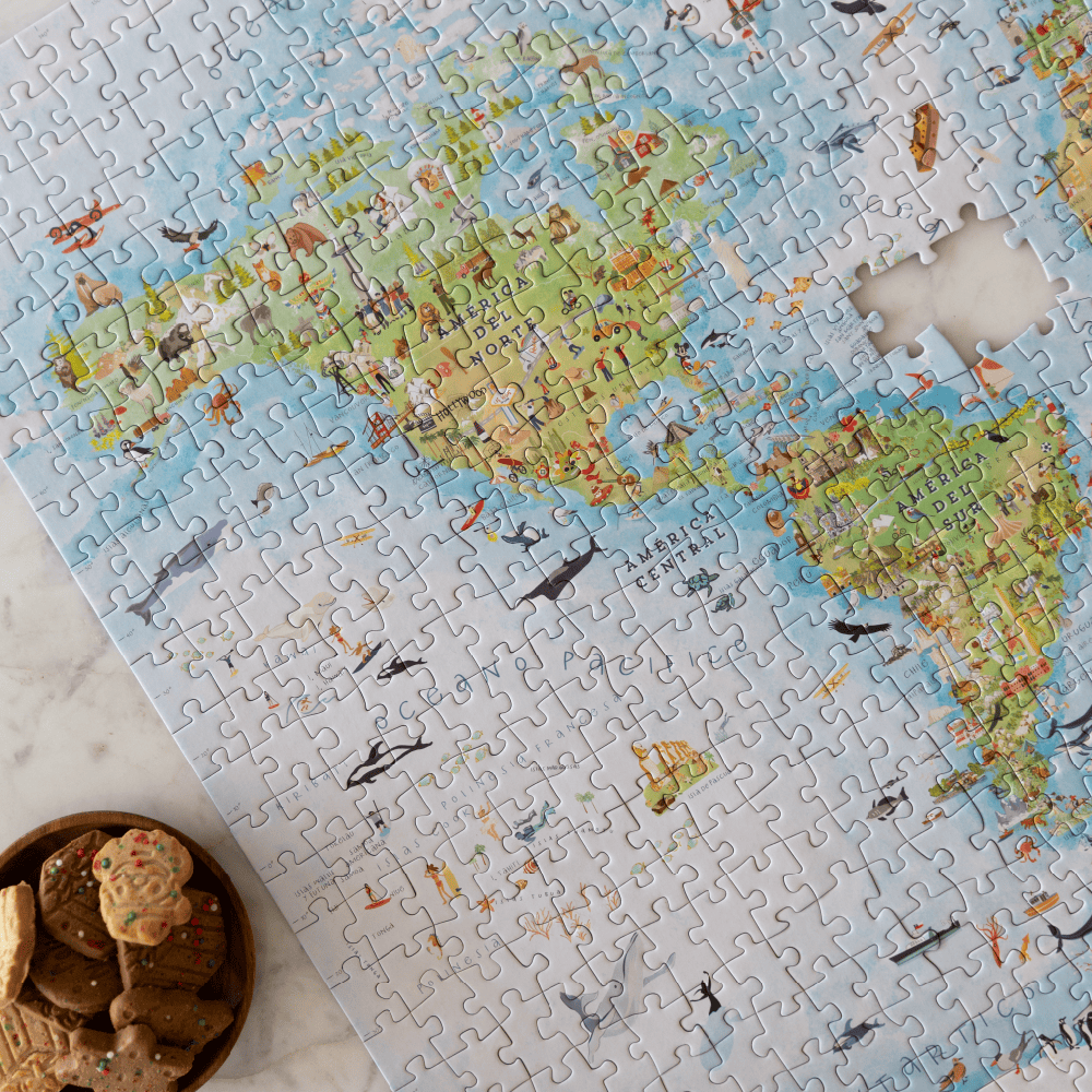 Puzzle Mapa Mundi 1000 Piezas