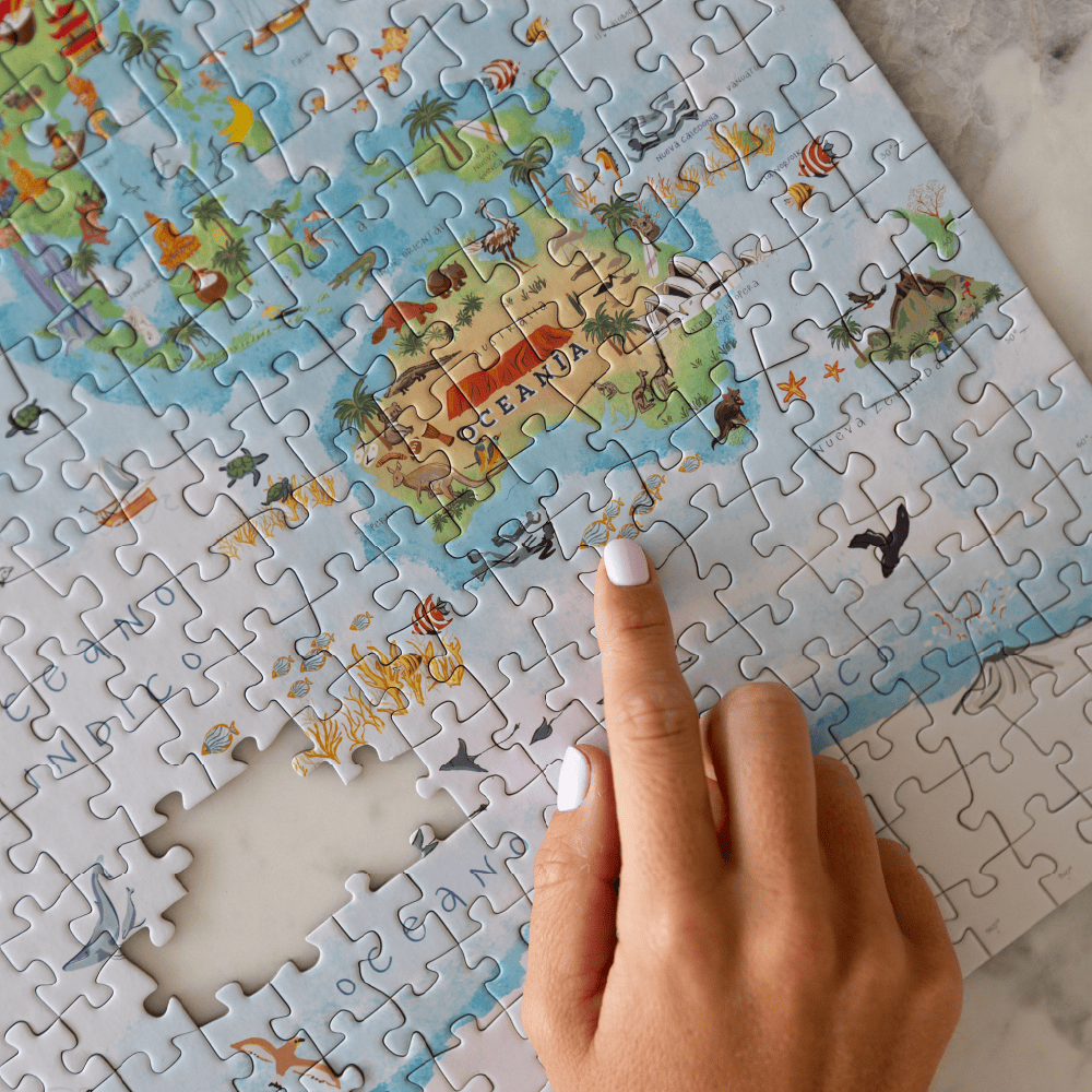Puzzle Mapa Mundi 1000 Piezas