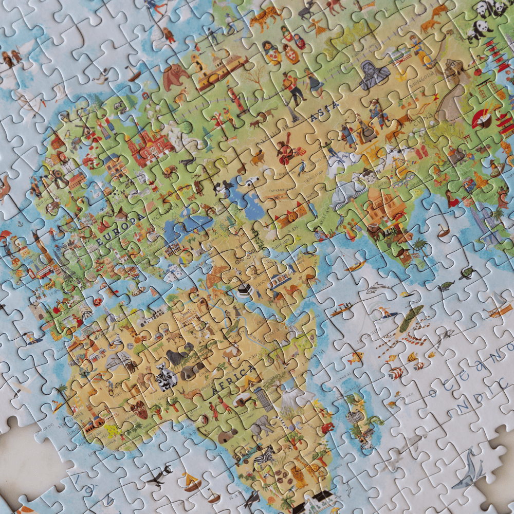 Puzzle Mapa Mundi 1000 Piezas