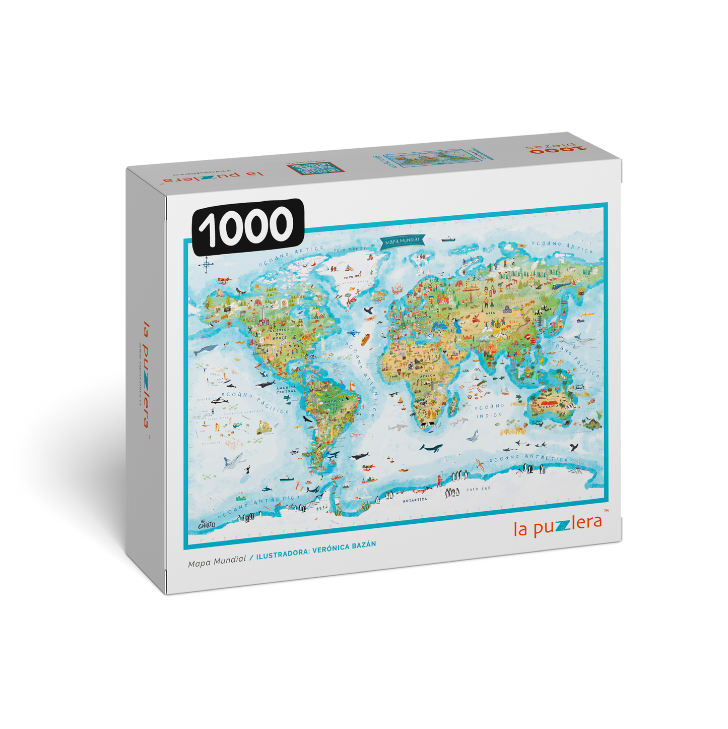 Puzzle Mapa Mundi 1000 Piezas