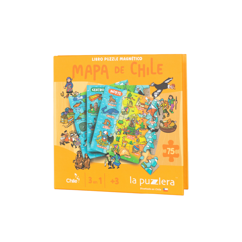 Puzzle Magnetico Chile 75 Piezas
