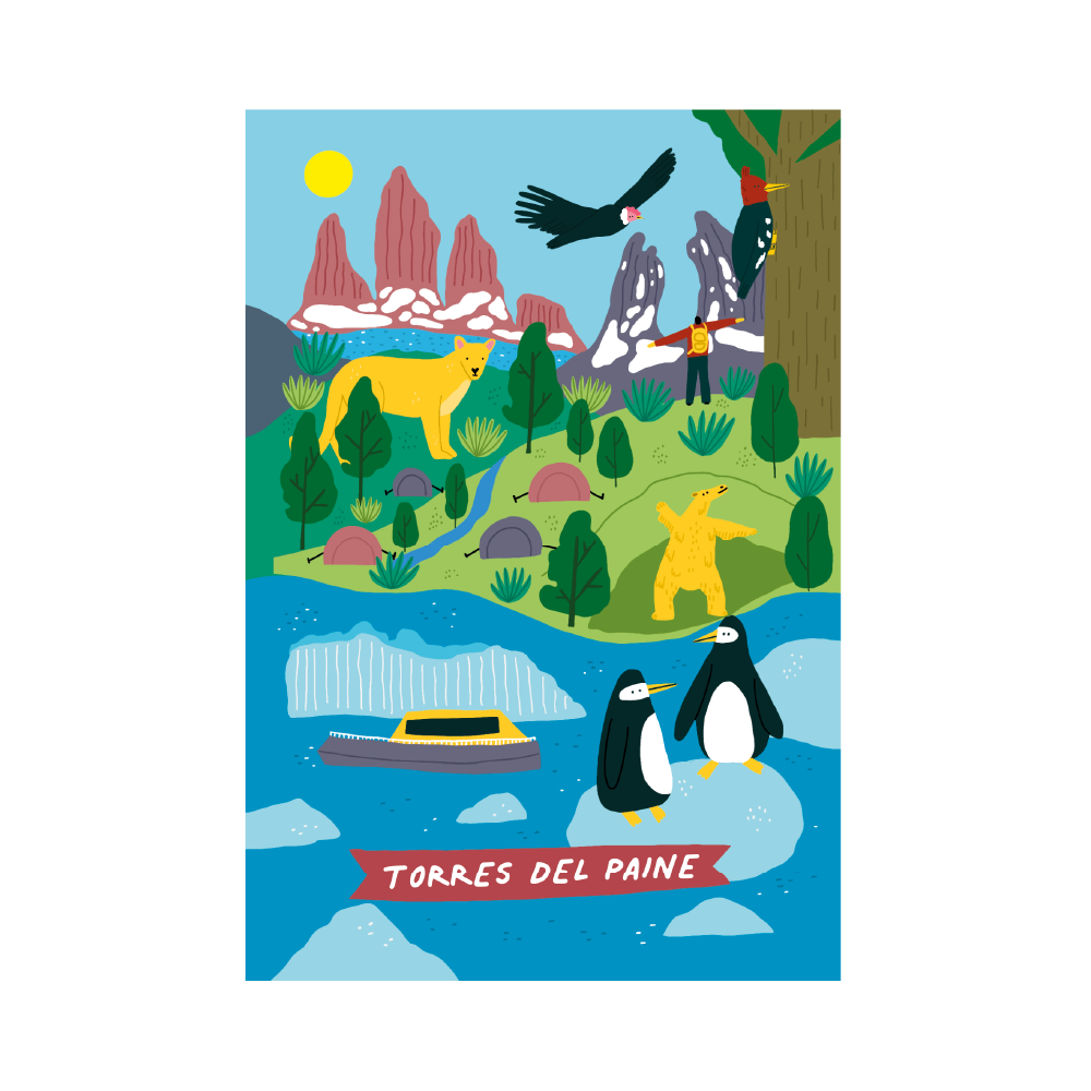 Mini Puzzle P. N. Torres del Paine 150 Piezas