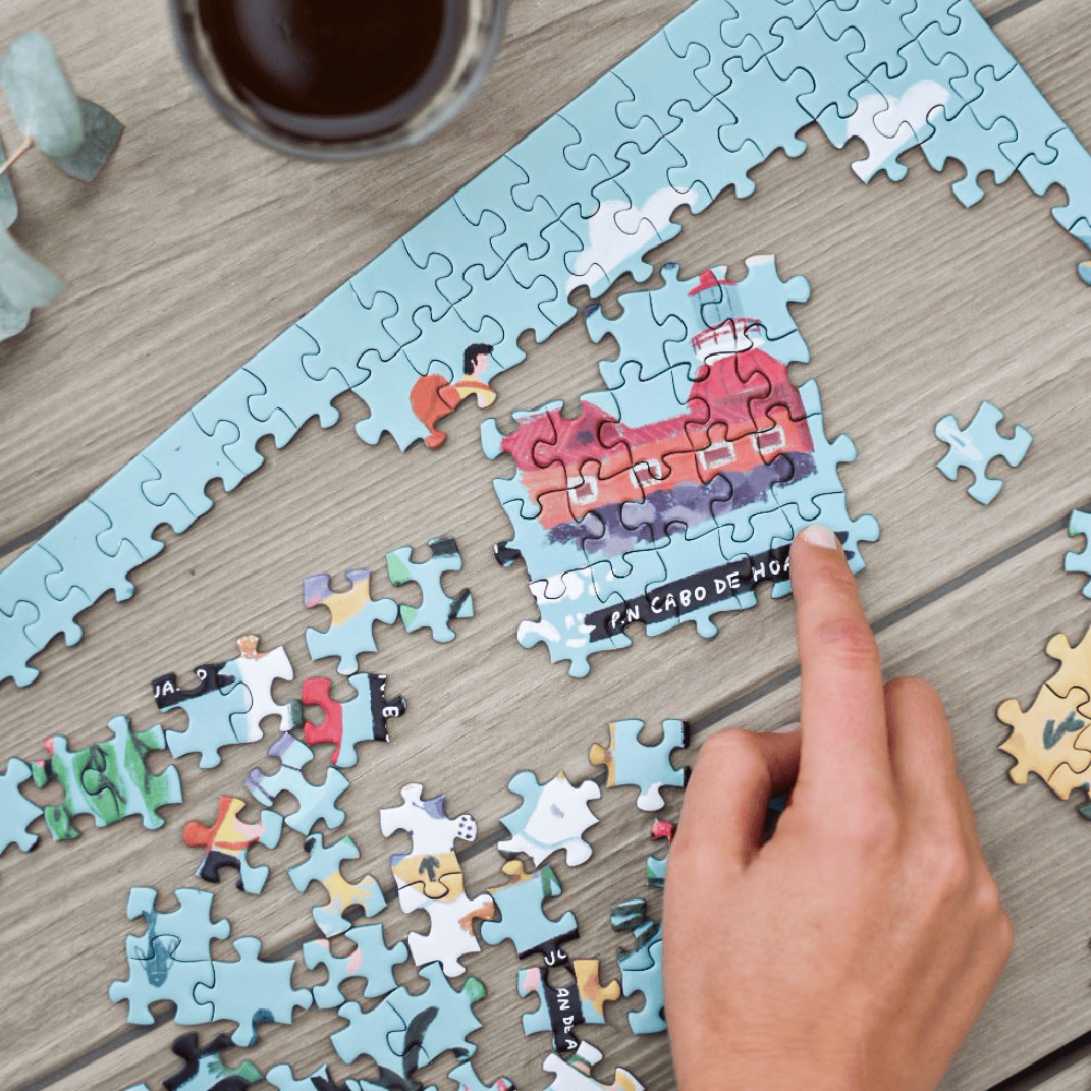 Puzzle Mapa Parques Nacionales de Chile 1000 Piezas