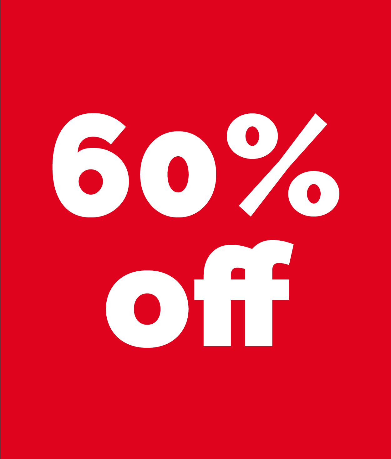 60% OFF