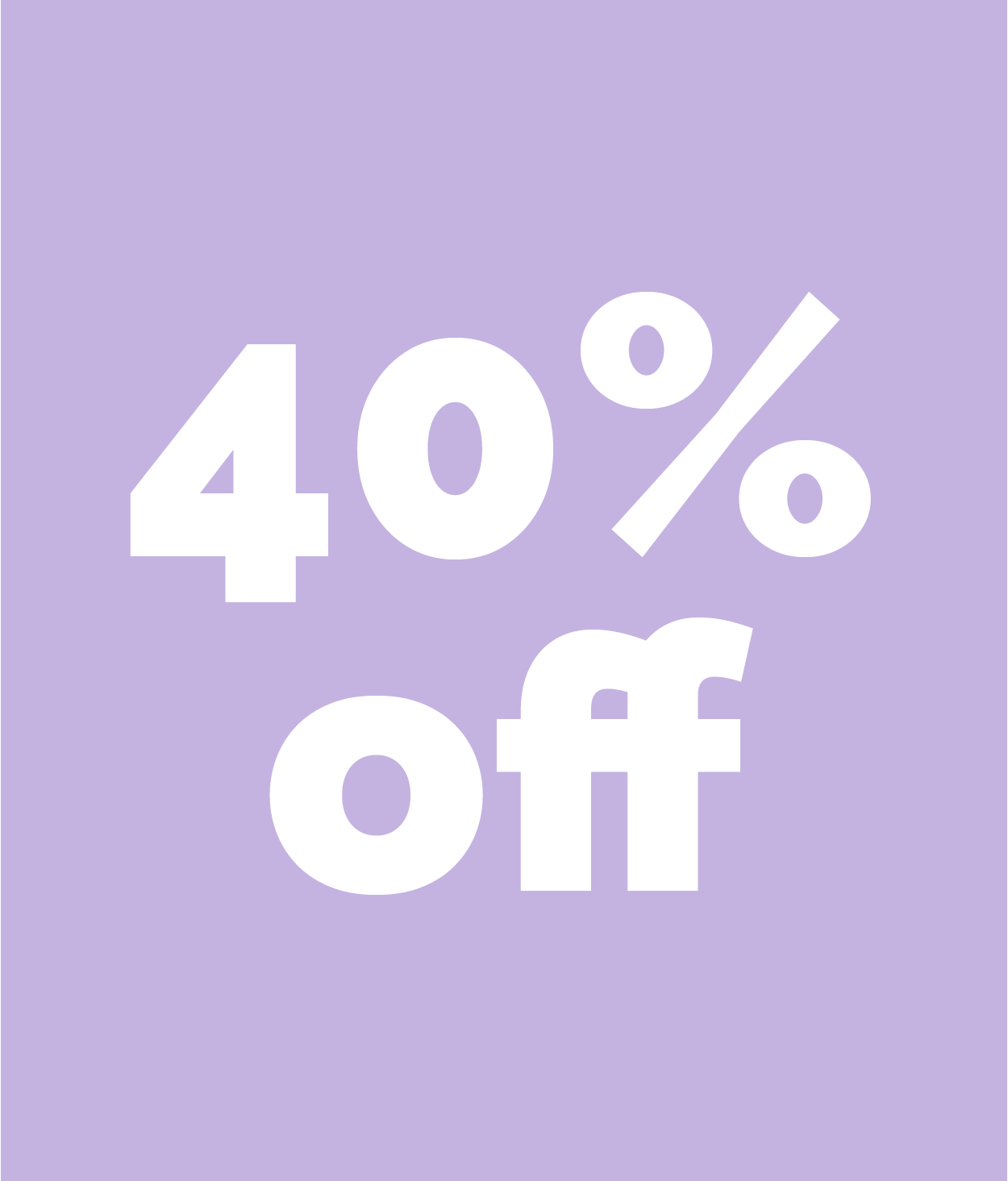 40% OFF