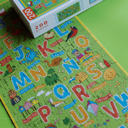 Puzzle Abecedario Chileno 200 Piezas