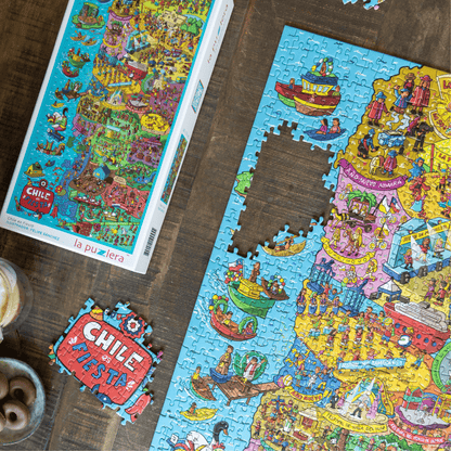 Puzzle Chile es Fiesta 1000 Piezas