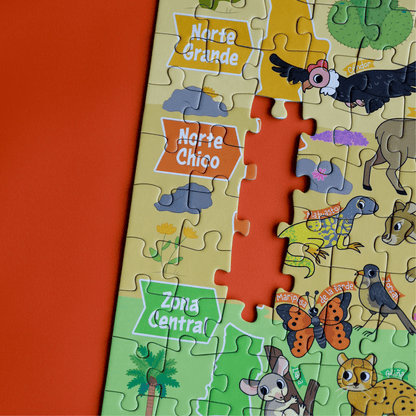 Puzzle Zonas de Chile 200 Piezas