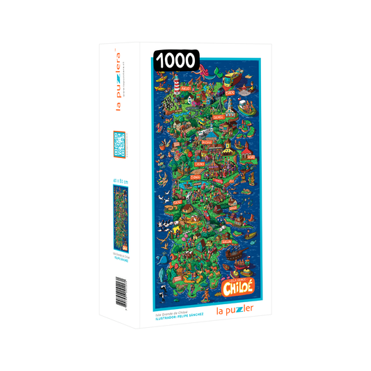 Puzzle Mapa Chiloé 1000 Piezas