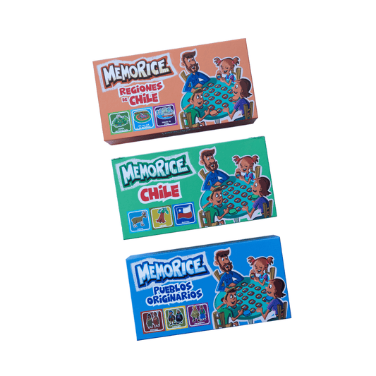 Pack Memorice Chile (3 Memorice)