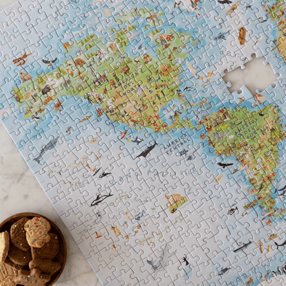 Puzzle Mapa Mundi 1000 Piezas