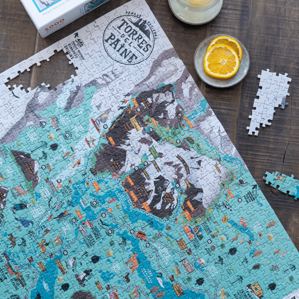 Puzzle Parque Nacional Torres del Paine Ilustrado 1000 Piezas
