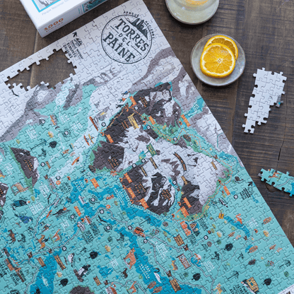 Puzzle Parque Nacional Torres del Paine Ilustrado 1000 Piezas
