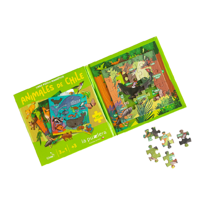 Puzzle Magnetico Fauna de Chile 75 Piezas