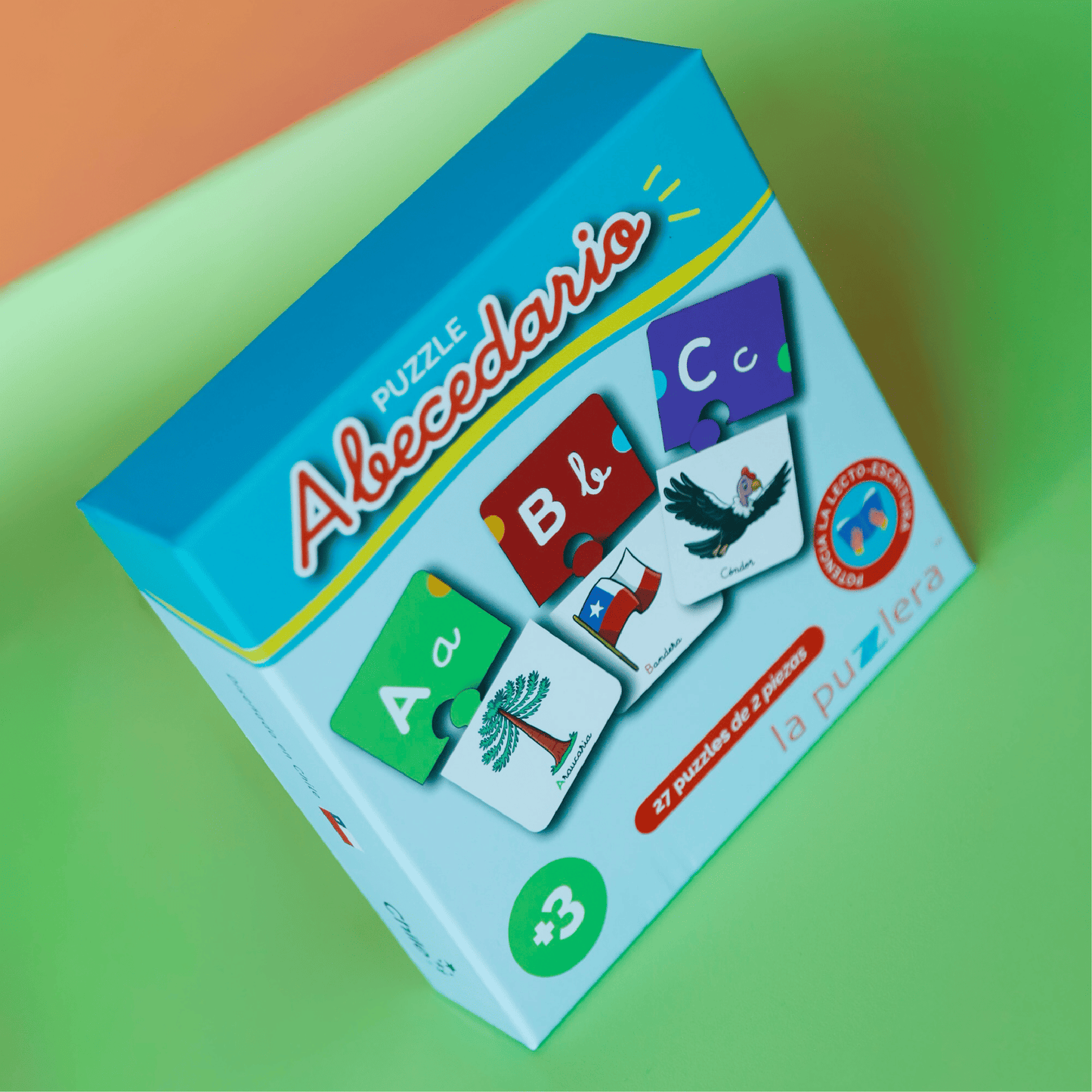 Puzzle Abecedario de Chile 54 Piezas