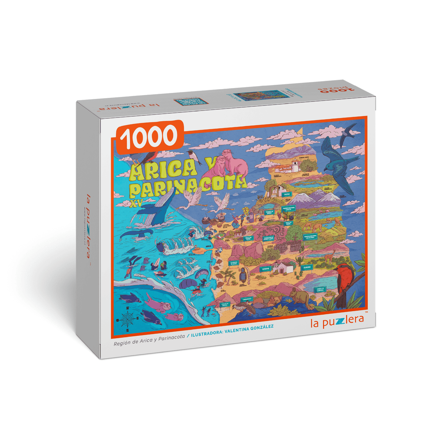 Puzzle Región Arica y Parinacota 1000 Piezas