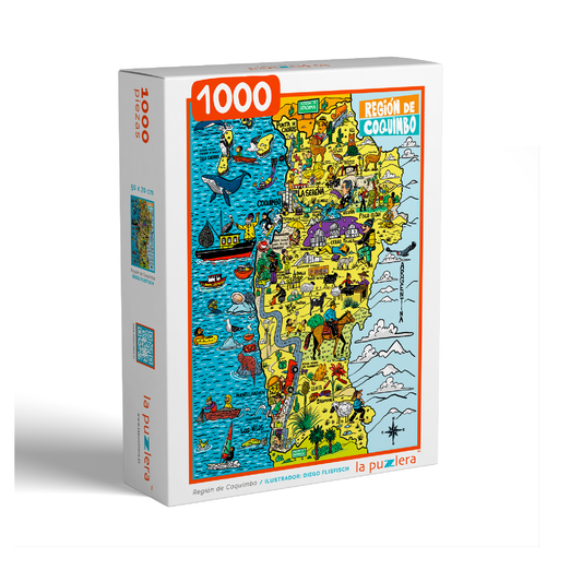 Puzzle Región de Coquimbo 1000 Piezas