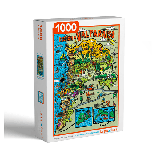 Puzzle Región de Valparaíso 1000 Piezas