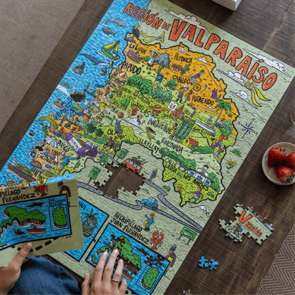Puzzle Región de Valparaíso 1000 Piezas
