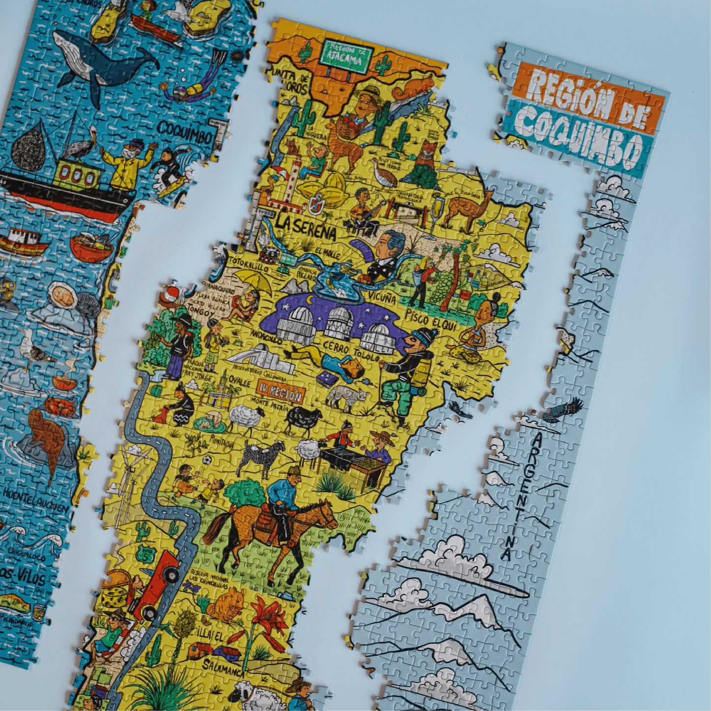 Puzzle Región de Coquimbo 1000 Piezas
