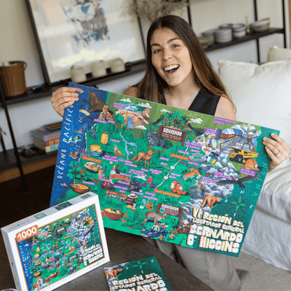 Puzzle Región Libertador General Bernardo O'Higgins 1000 Piezas