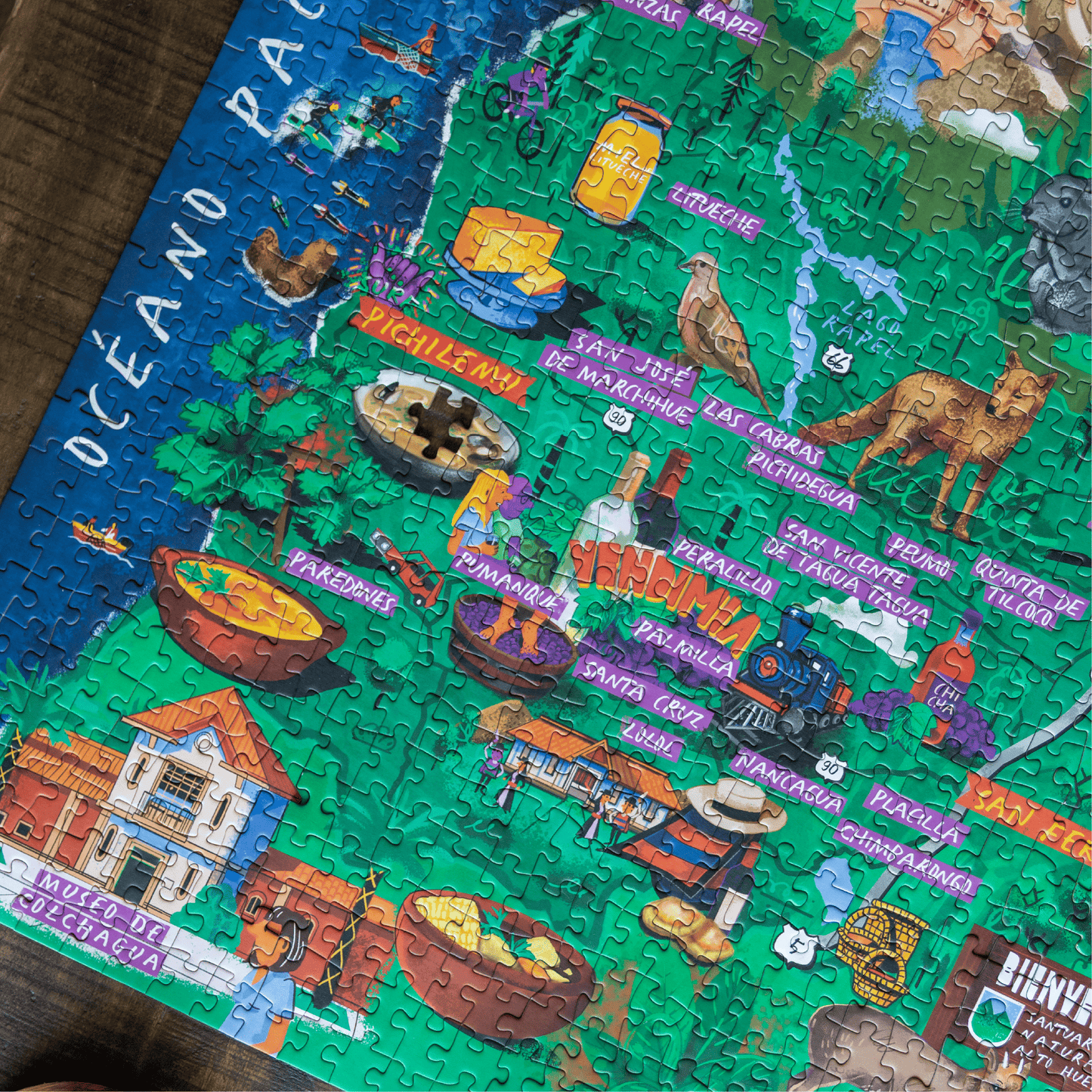 Puzzle Región Libertador General Bernardo O'Higgins 1000 Piezas