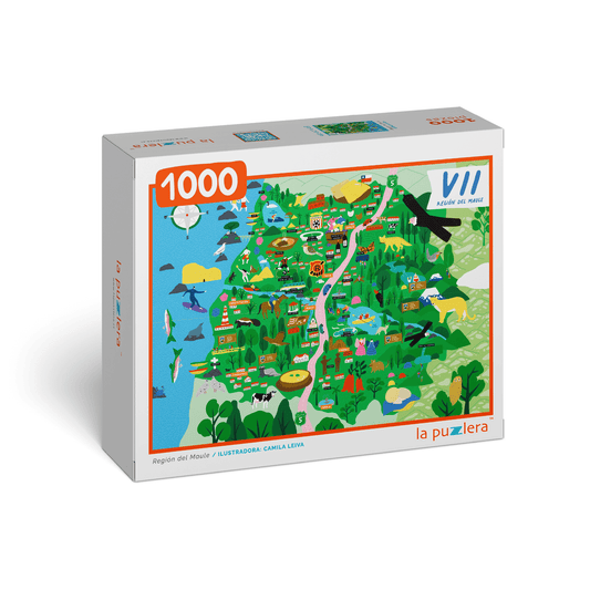 Puzzle Region del Maule 1000 Piezas