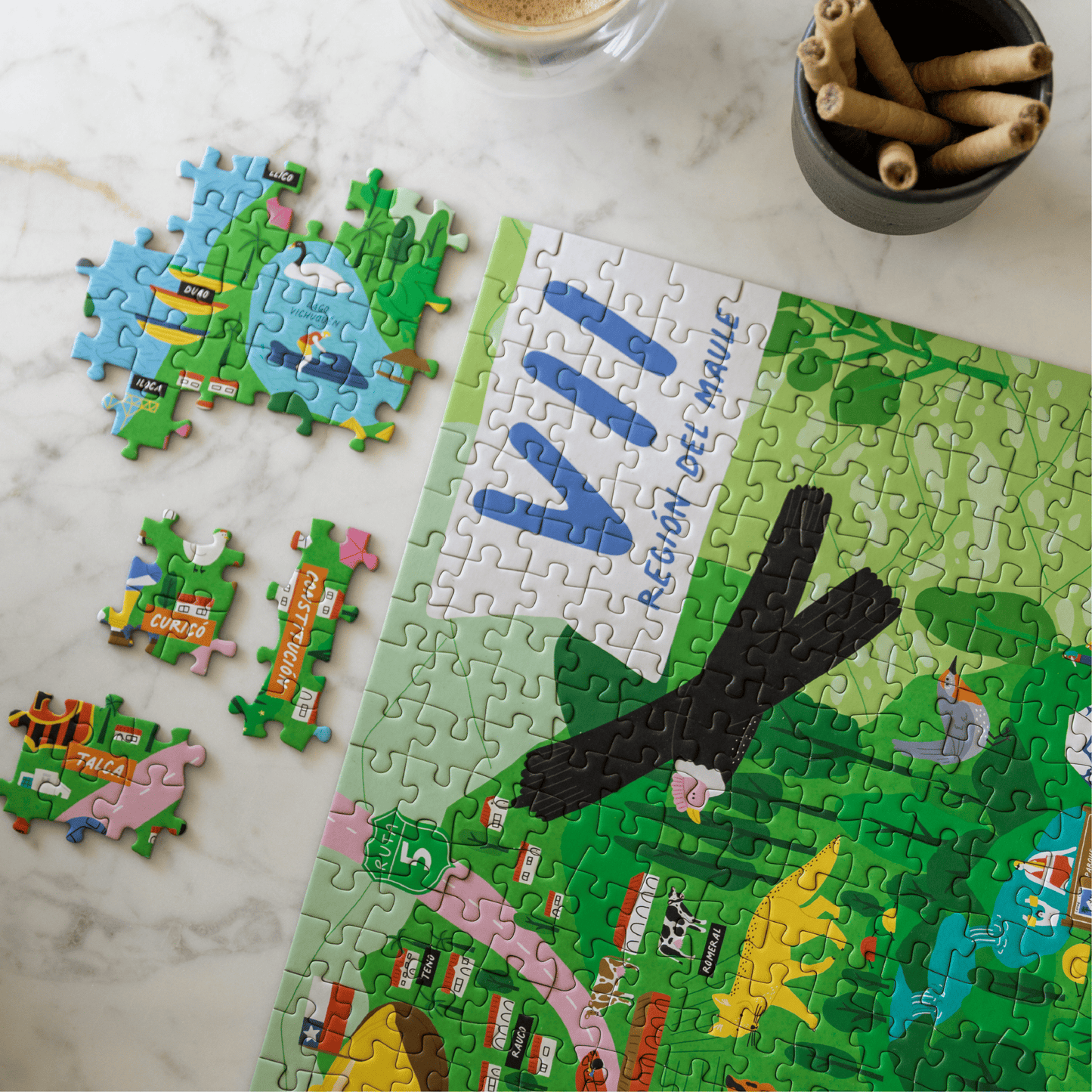 Puzzle Region del Maule 1000 Piezas