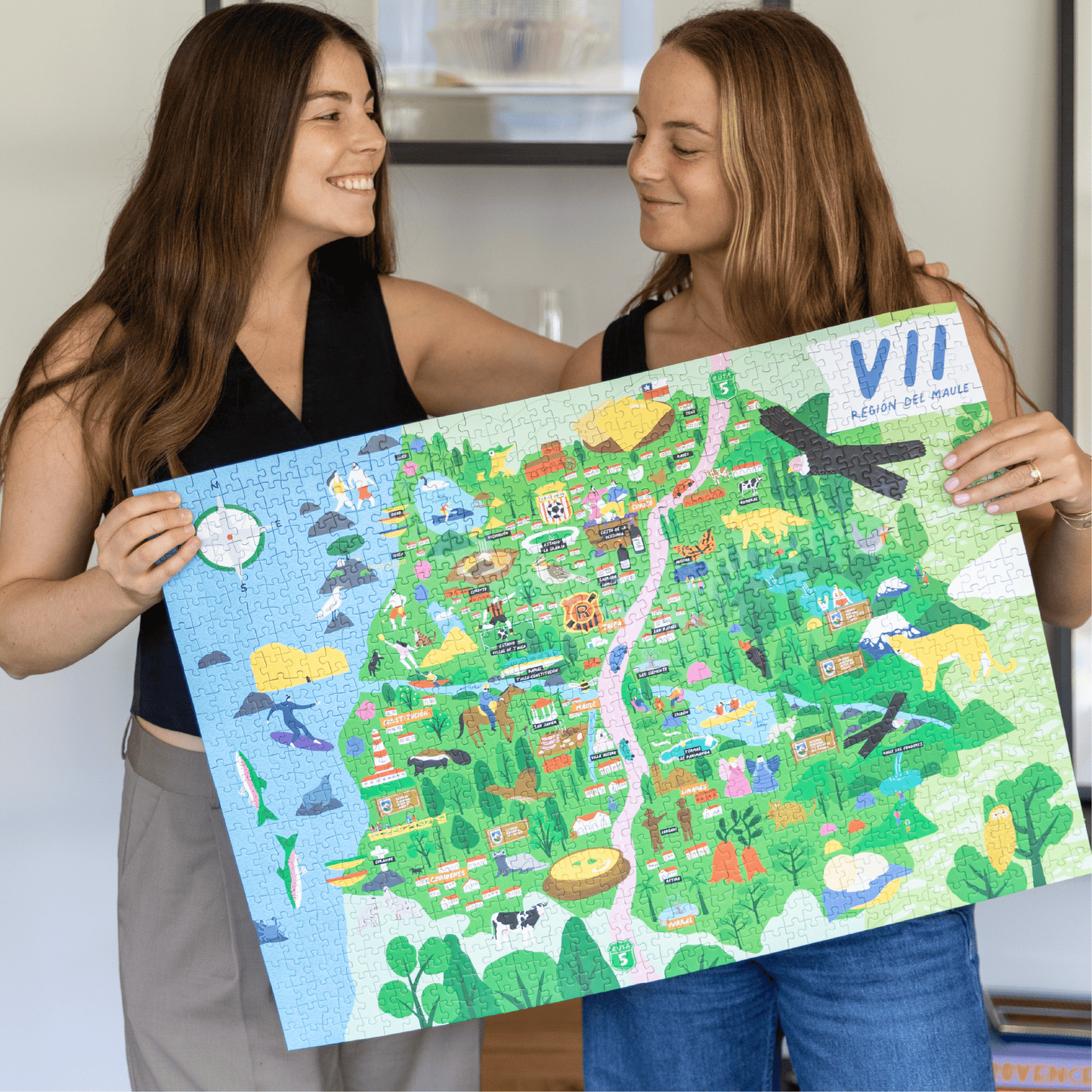 Puzzle Region del Maule 1000 Piezas