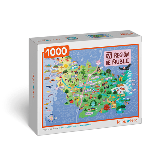 Puzzle Región del Ñuble 1000 Piezas