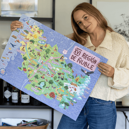 Puzzle Región del Ñuble 1000 Piezas