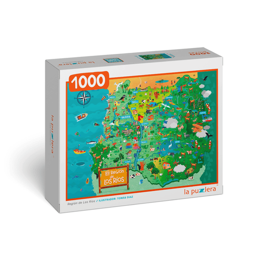 Puzzle Región de Los Ríos 1000 Piezas