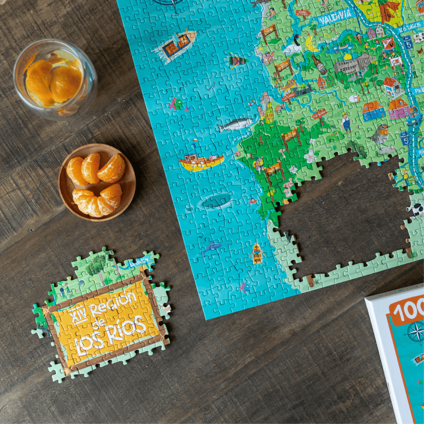 Puzzle Región de Los Ríos 1000 Piezas