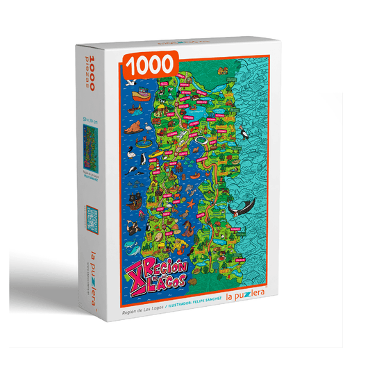 Puzzle Región de Los Lagos 1000 Piezas