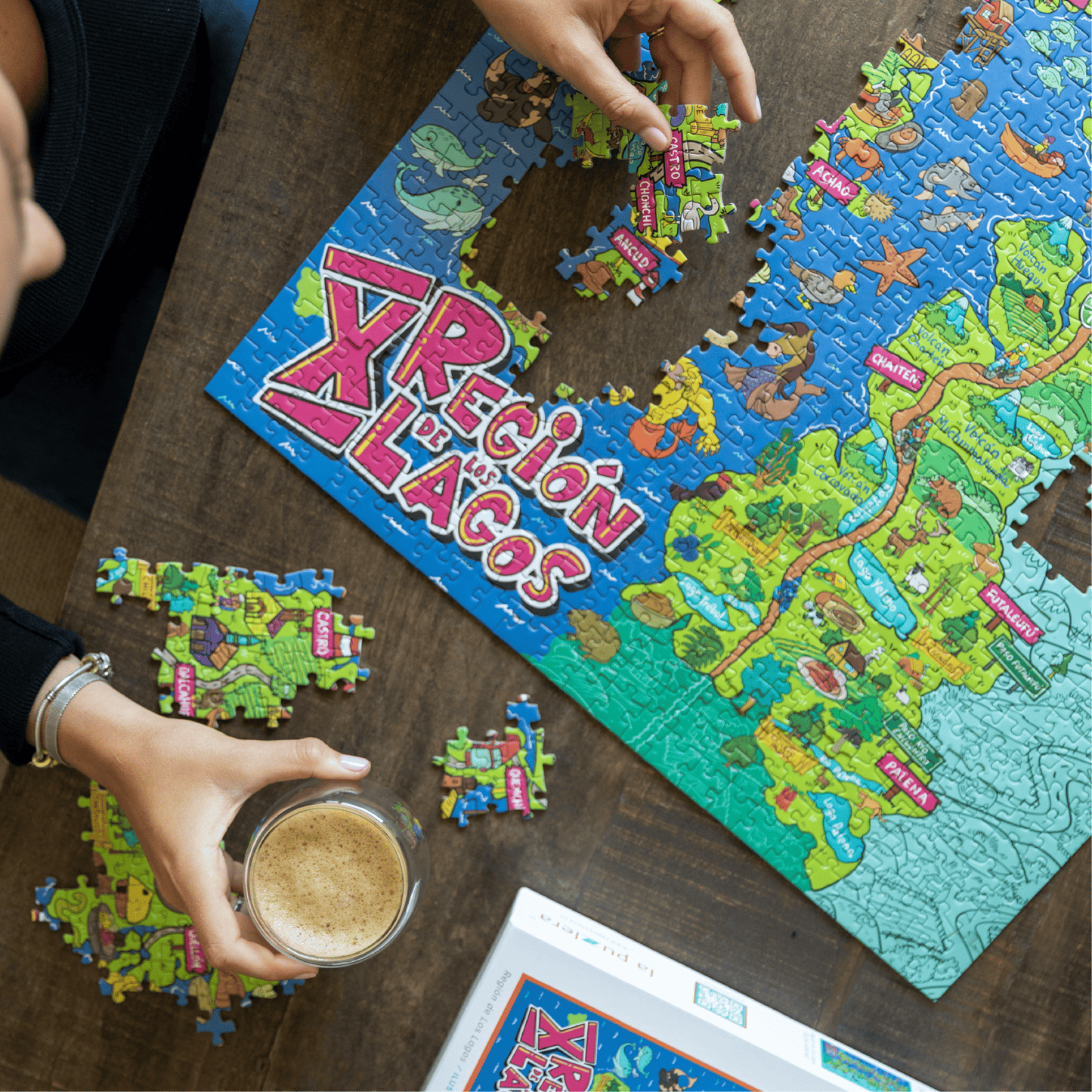 Puzzle Región de Los Lagos 1000 Piezas