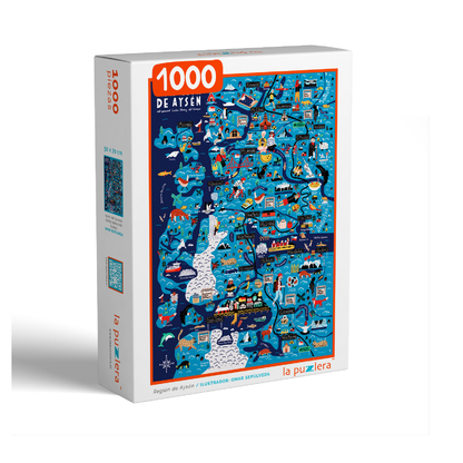 Puzzle Región de Aysén del General Carlos Ibáñez del Campo 1000 Piezas