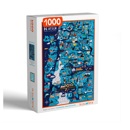 Puzzle Región de Aysén del General Carlos Ibáñez del Campo 1000 Piezas