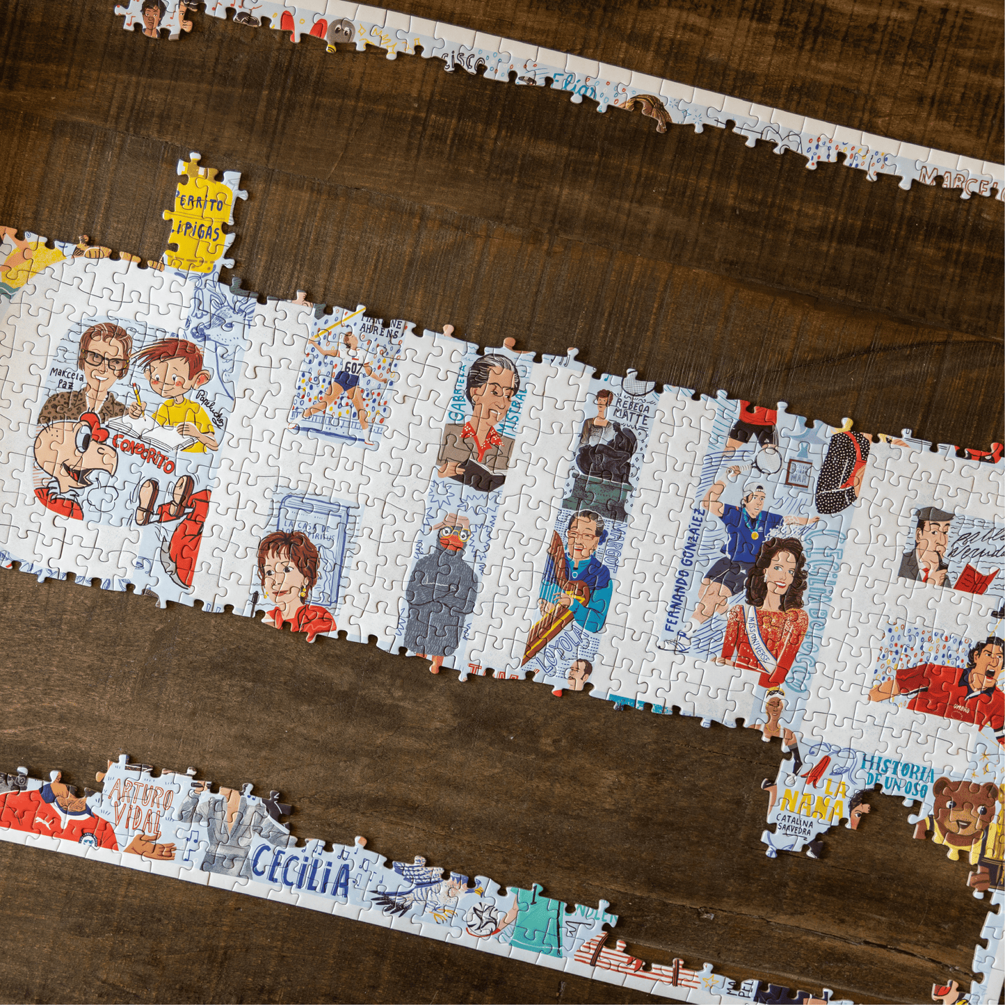 Puzzle Rostros de Chile 1000 Piezas