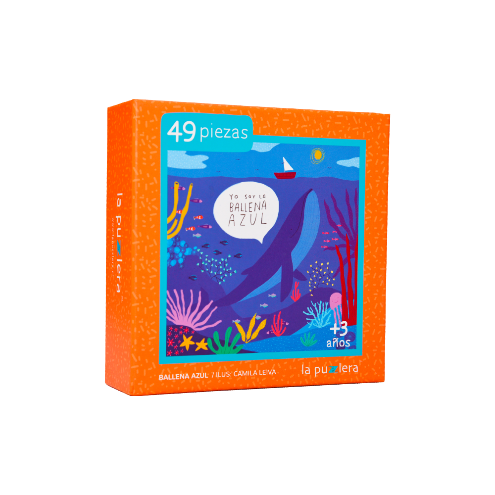 Puzzle Ballena Azul 49 Piezas