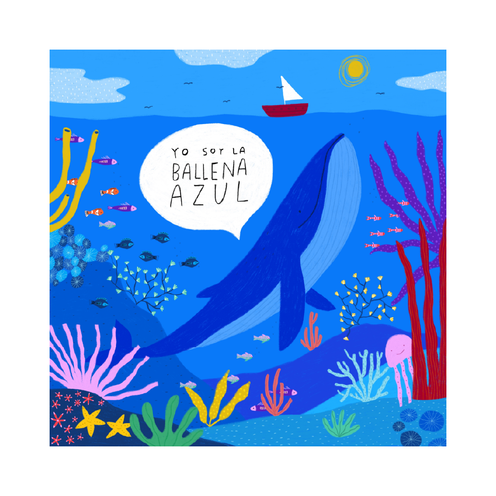 Puzzle Ballena Azul 49 Piezas