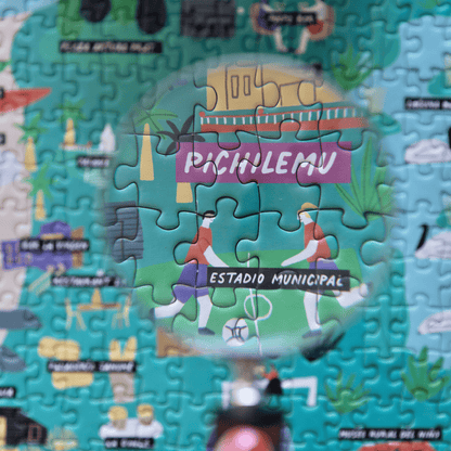 Puzzle Mapa Matanzas/ Puertecillo/ Pichilemu 1000 Piezas